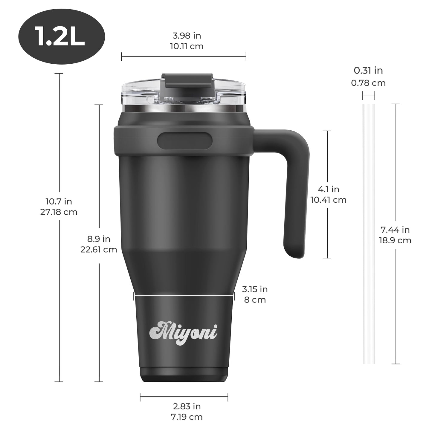 Thermosbeker Volledig Waterdicht 1.2L - Thermoskan - Thermosfles - RVS