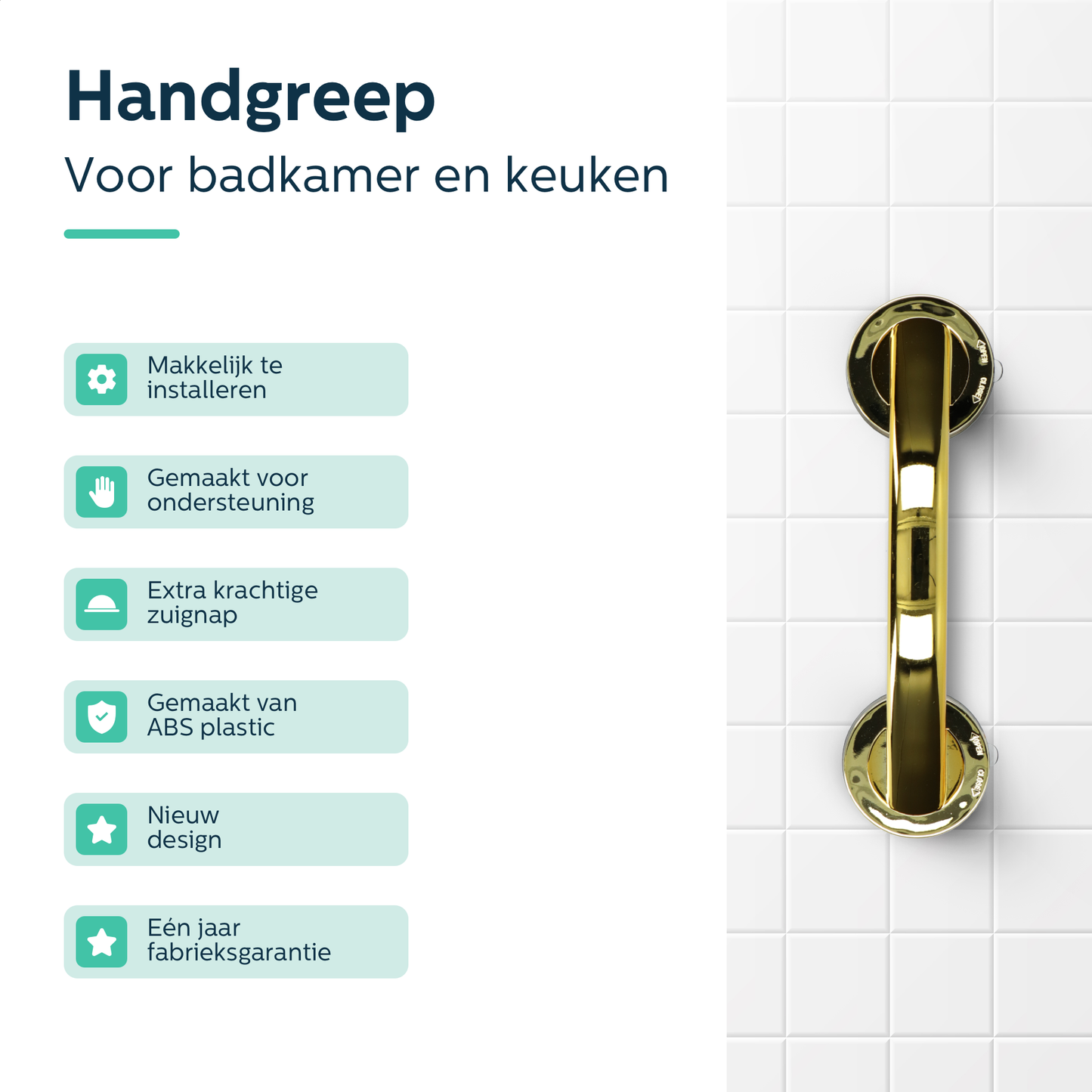 Miyoni® Badkamer en Keuken Handgreep Goud