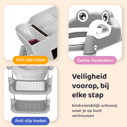 Miyoni WC Verkleiner Verstelbaar - Grijs