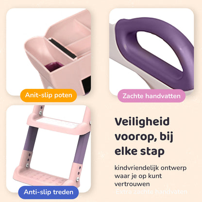 Miyoni WC Verkleiner Verstelbaar - Roze