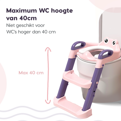 Miyoni® Wc Verkleiner met Trapje Roze