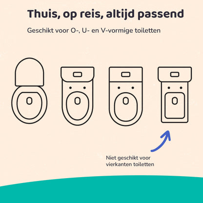 Miyoni WC Verkleiner Verstelbaar - Roze