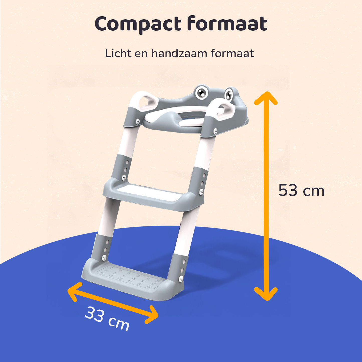 Miyoni WC Verkleiner Verstelbaar - Grijs