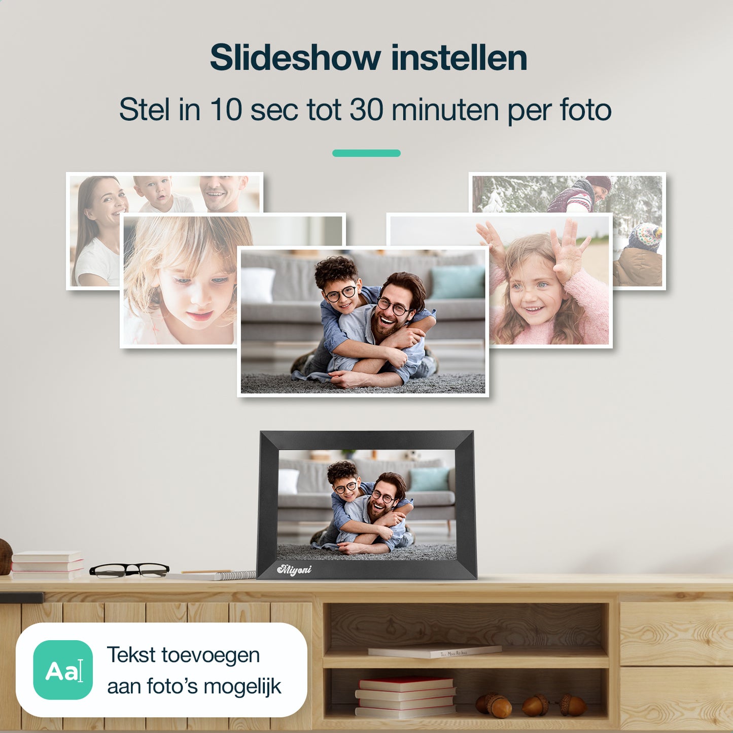 Miyoni® Digitale Fotolijst 10.1 inch