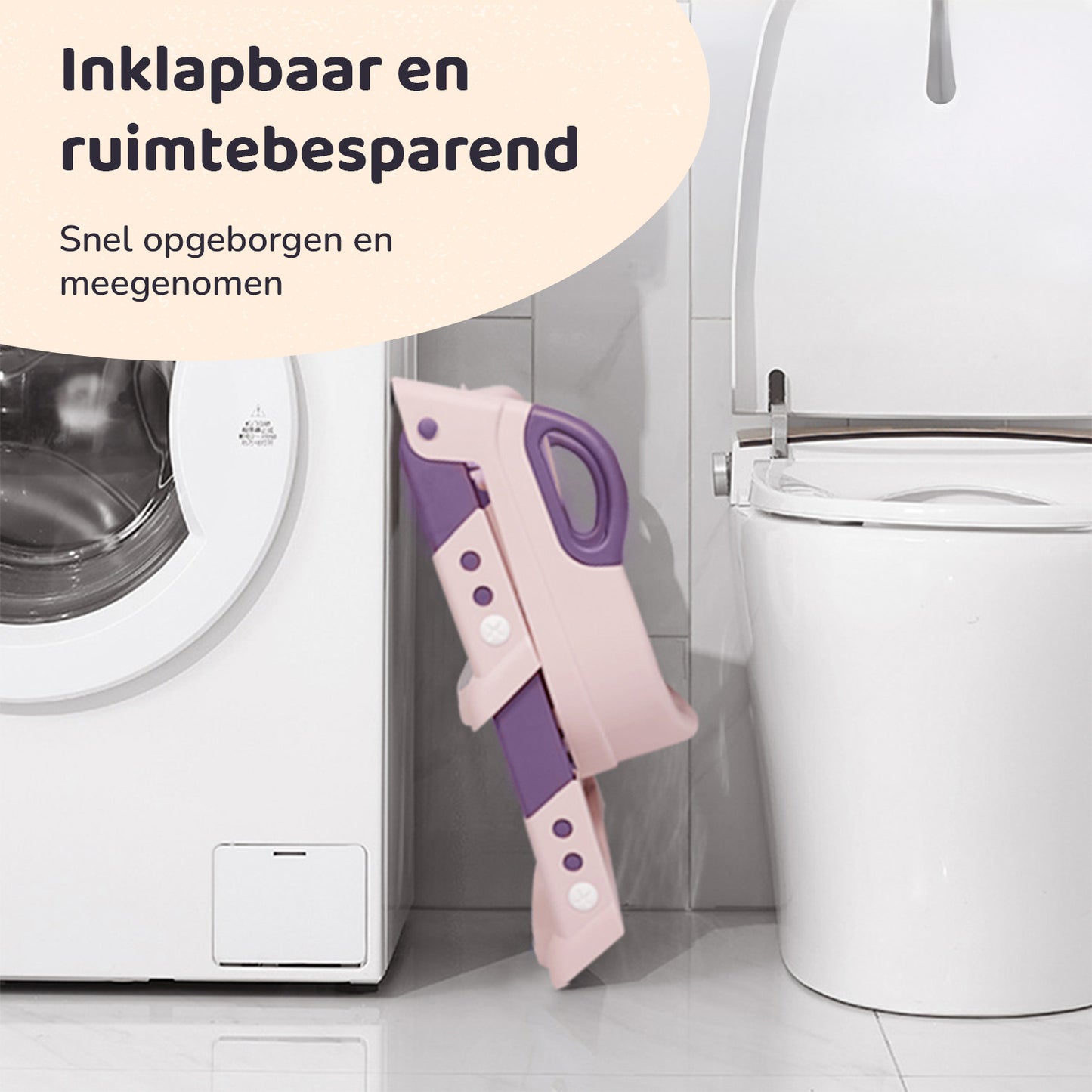 Miyoni WC Verkleiner Verstelbaar - Roze