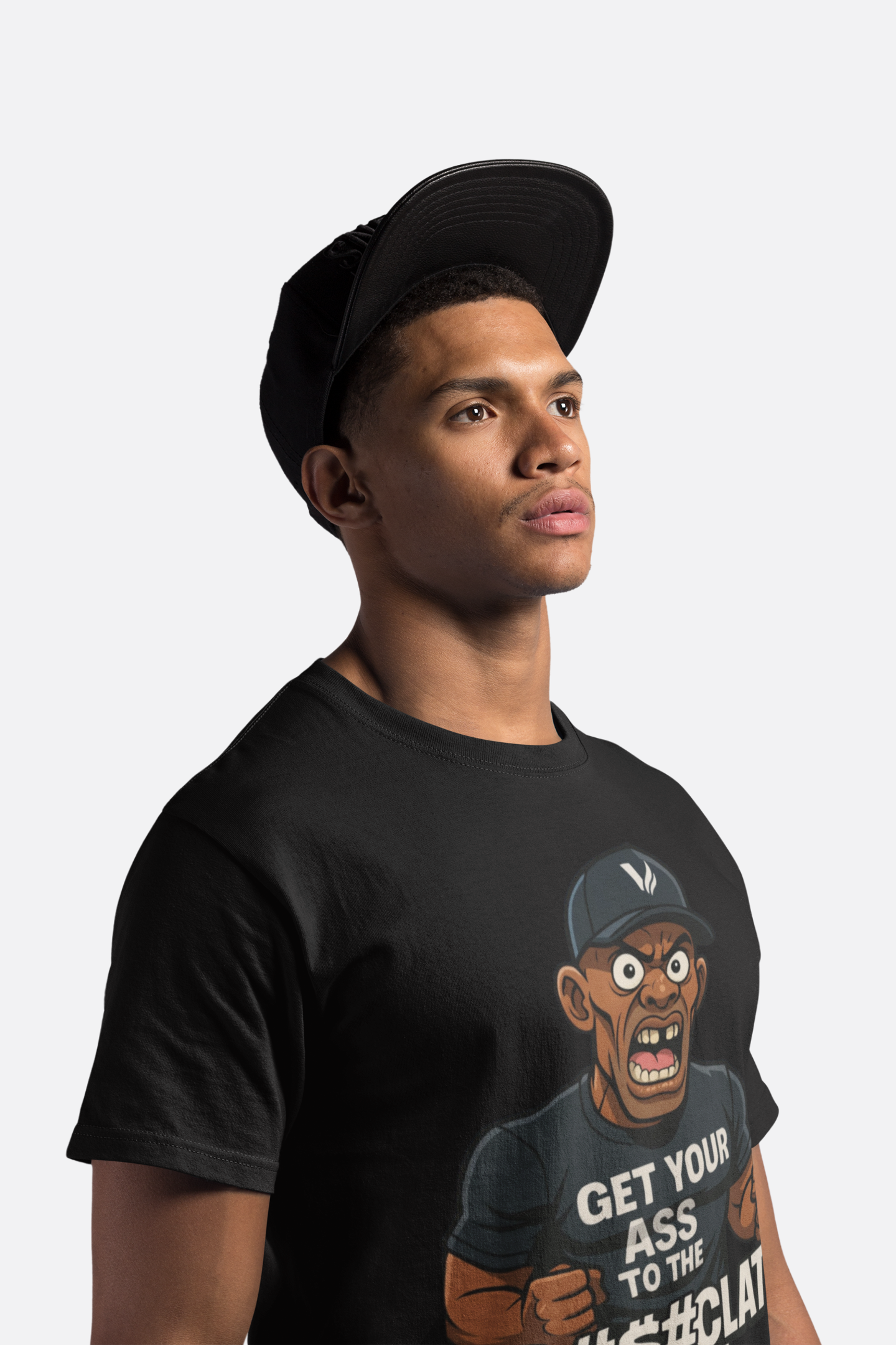 Get Your Ass To The Bom%!clat GYM - T-Shirt 3 - Zwart